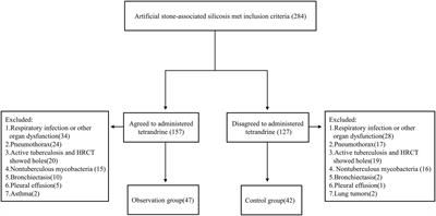 Clinical efficacy of tetrandrine in artificial stone-associated silicosis: A retrospective cohort study